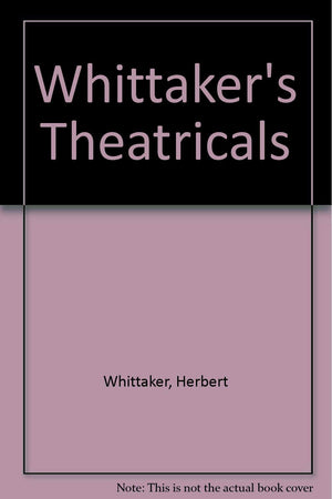 Whittaker's Theatricals,Used