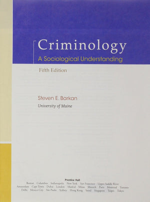 Criminology: A Sociological Understanding, Student Value Edition (5th Edition),Used