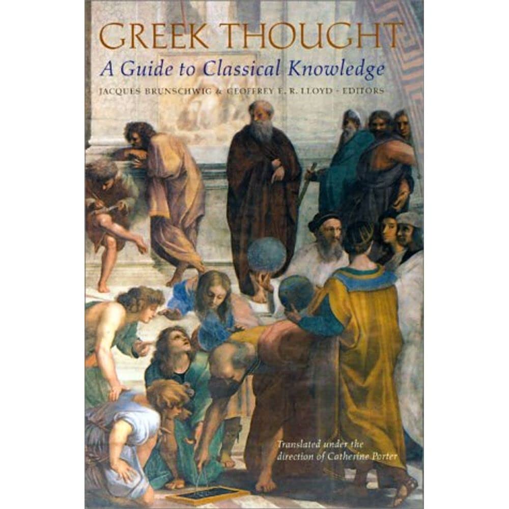 Greek Thought: A Guide to Classical Knowledge (Harvard University Press Reference Library),Used