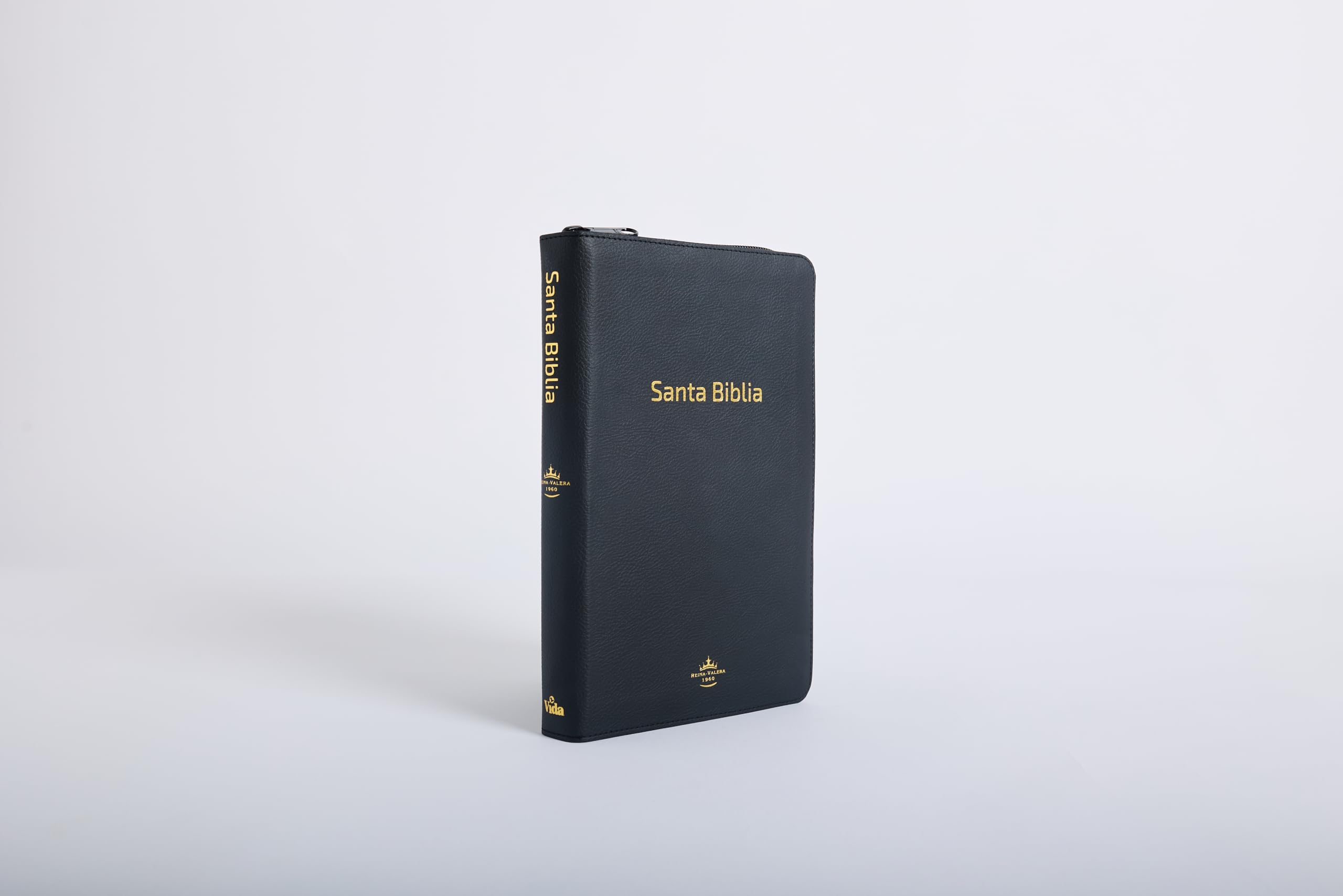 RVR60, Santa Biblia, Letra grande, Edicin porttil, Leathersoft, Negro, Palabras de Jess en Rojo, con cierre (Spanish Edition),Used