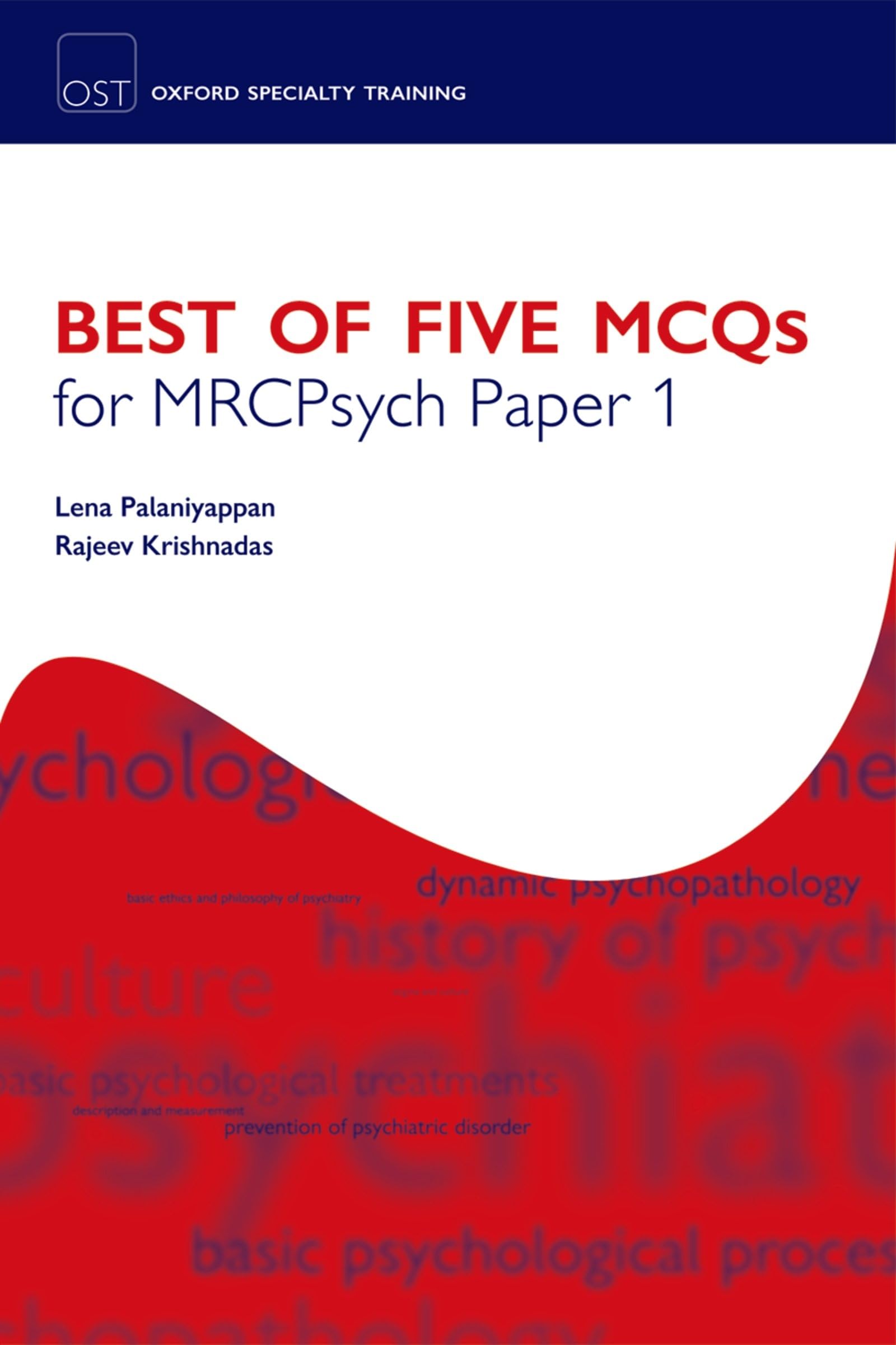 Best of Five MCQs for MRCPsych Paper 1 (Oxford Specialty Training: Revision Texts),Used