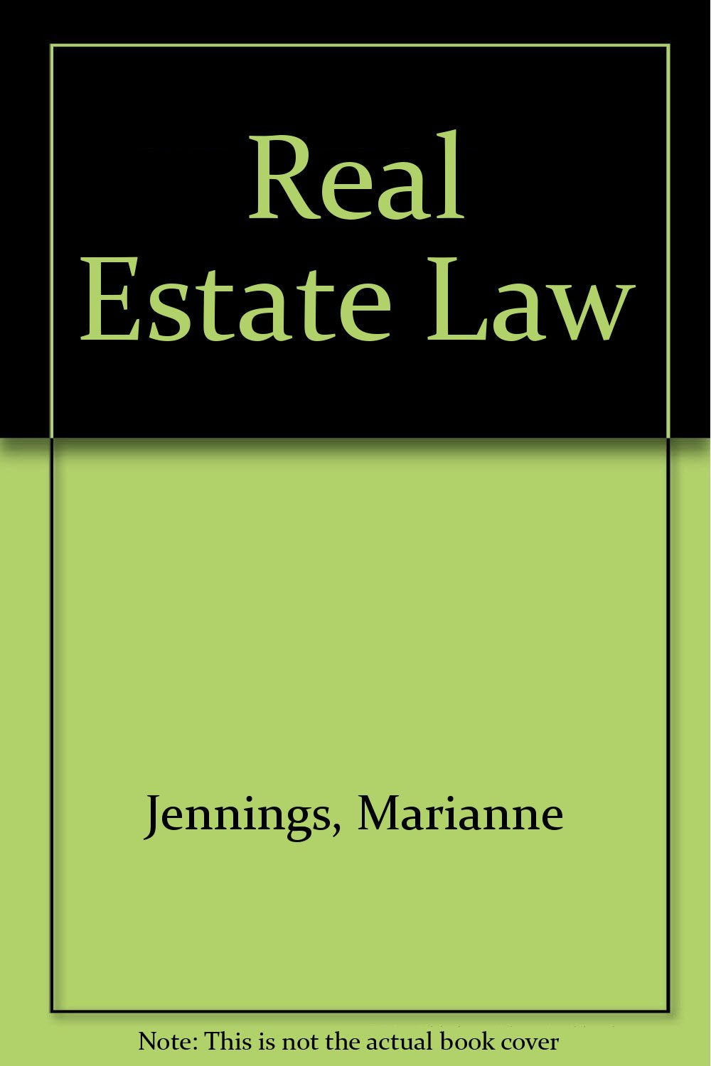 Real estate law (Kent series in business law),Used