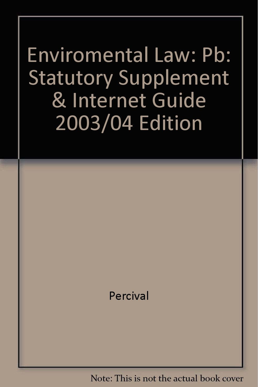 Environmental Law: Internet Guide,Used