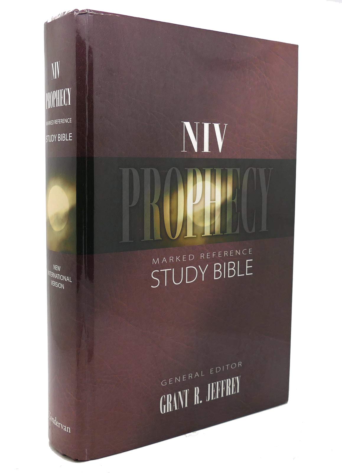 Niv Prophecy Marked Reference Study Bible  Hardcover