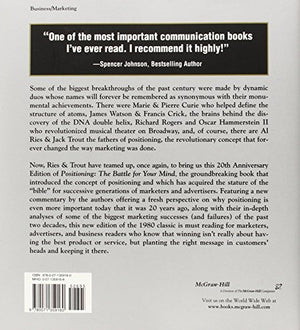 Positioning: The Battle for Your Mind, 20th Anniversary Edition,New