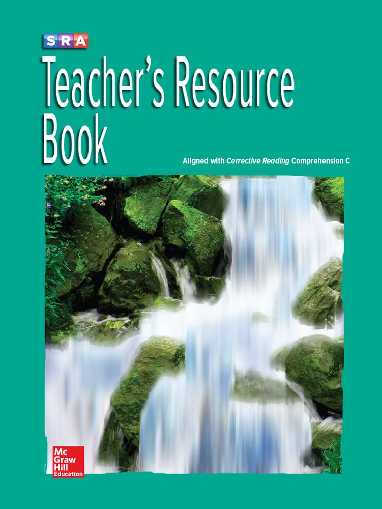 Corrective Reading Comprehension Level C, National Teacher Resource Book (CORRECTIVE READING DECODING SERIES),Used