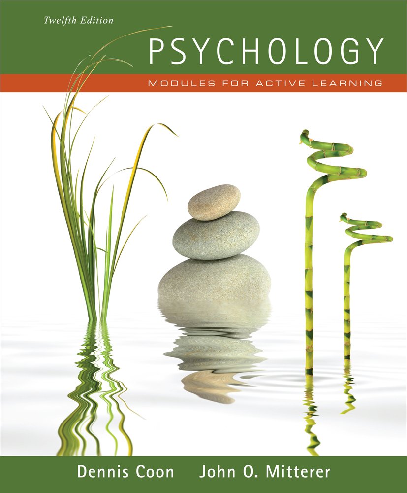 Psychology: Modules for Active Learning,New