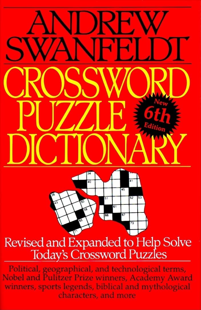 Crossword Puzzle Dictionary: Sixth Edition,Used