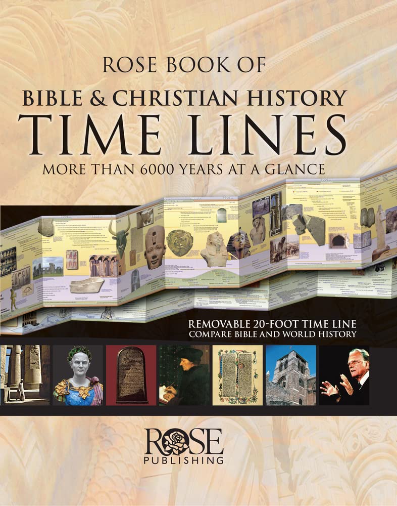 Rose Book Of Bible And Christian History Time Lines: More Than 6000 Years At A Glance