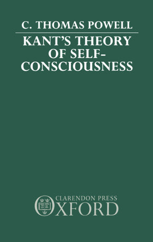 Kant'S Theory Of Selfconsciousness