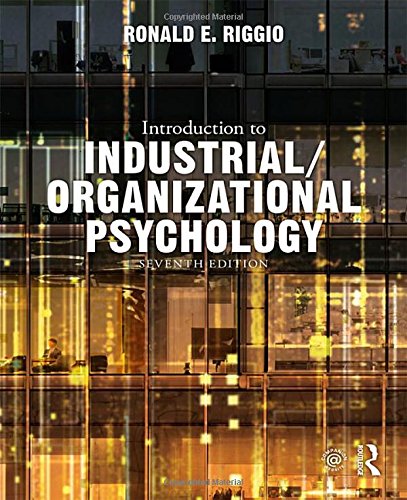 Introduction To Industrial/Organizational Psychology