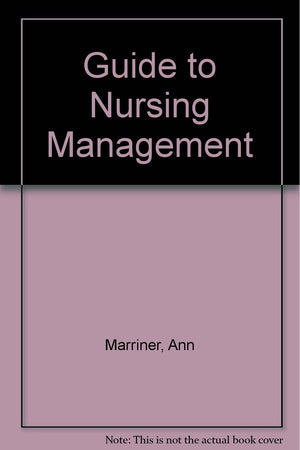 Guide to nursing management,Used
