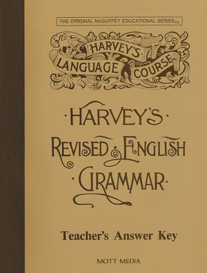 Harvey's Eng. Grammar Key,New
