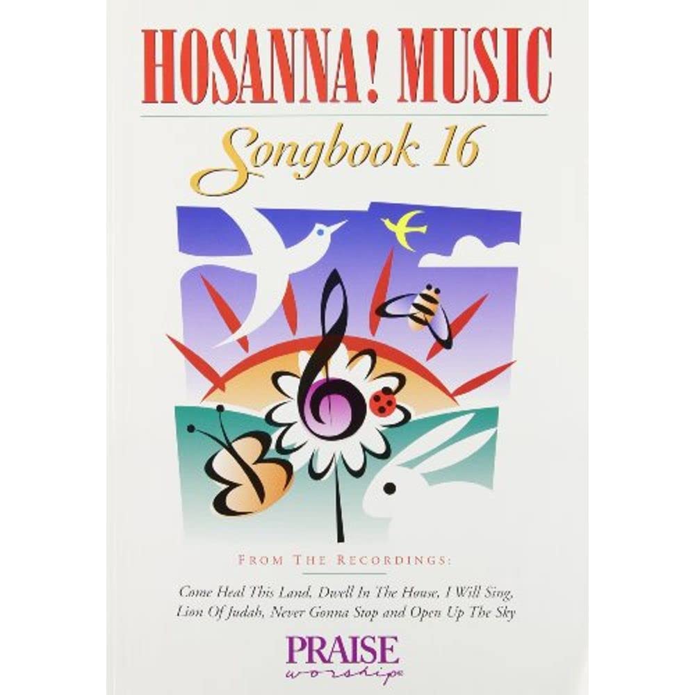 Hosanna! Music Songbook 16 Piano, Vocal and Guitar Chords,New