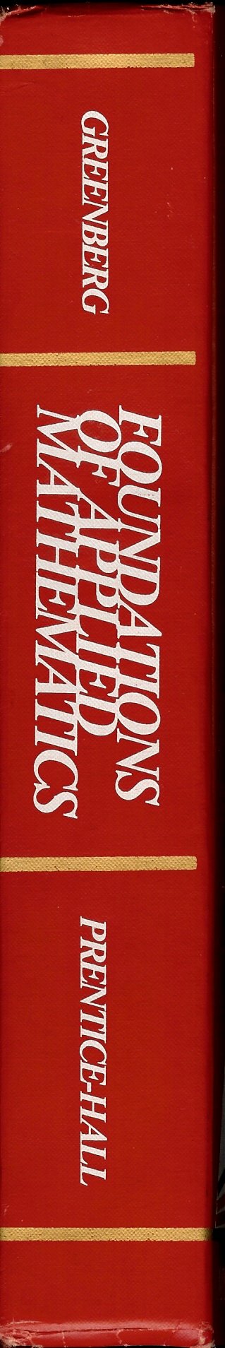 Foundations of Applied Mathematics,Used
