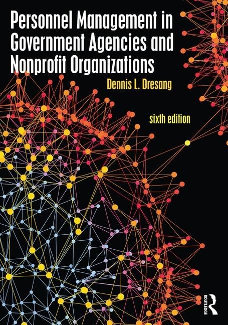 Personnel Management In Government Agencies And Nonprofit Organizations