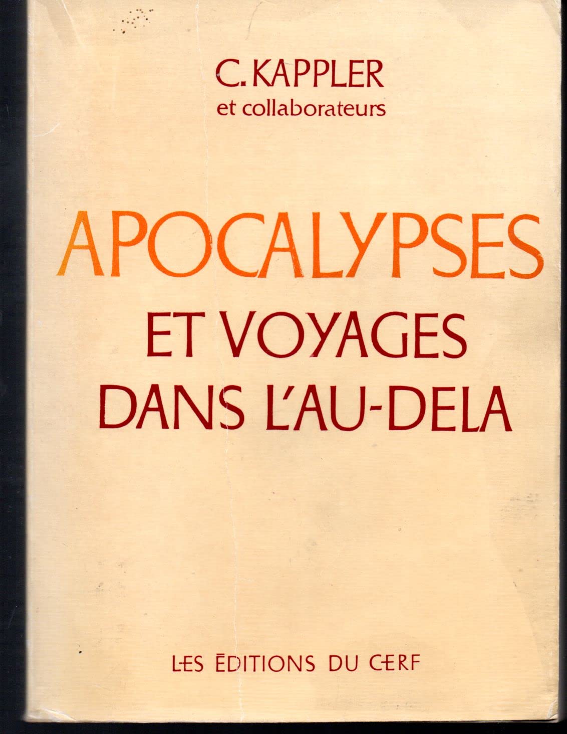 Apocalypses et voyages dans l'audel,Used