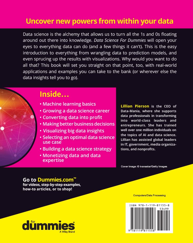 Data Science For Dummies (For Dummies (Computer/Tech)),Used