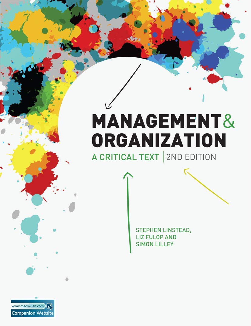 Management And Organization: A Critical Text,Used