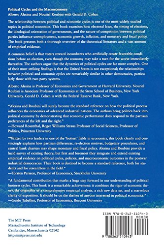 Political Cycles And The Macroeconomy,Used