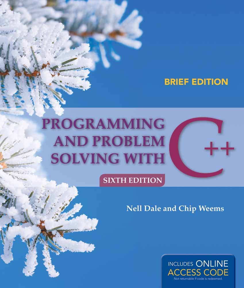 Programming and Problem Solving with C++: Brief,Used