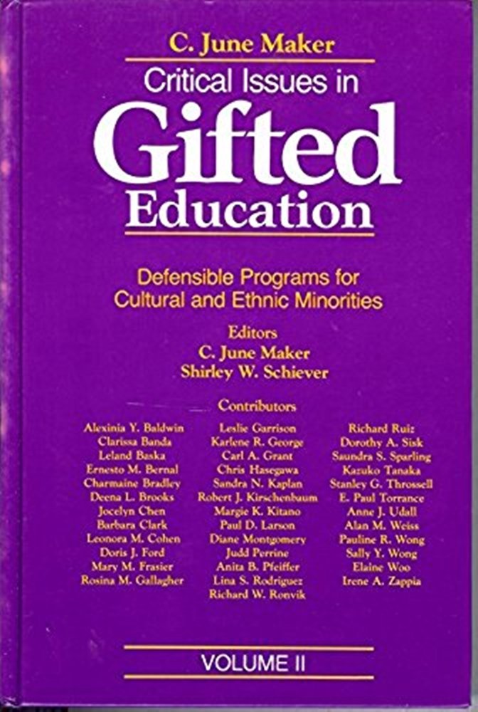 Defensible Programs for Cultural and Ethnic Minorities: 002 (Critical Issues in Gifted Education, Vol 2),Used