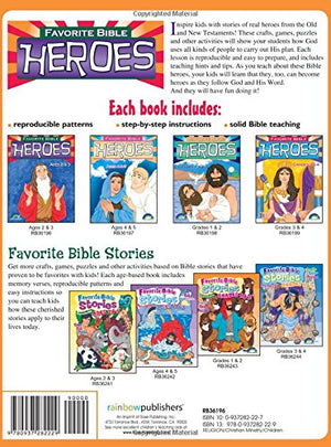 Favorite Bible Heroes  Ages 23,Used