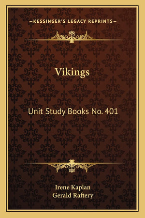 Vikings: Unit Study Books No. 401,Used