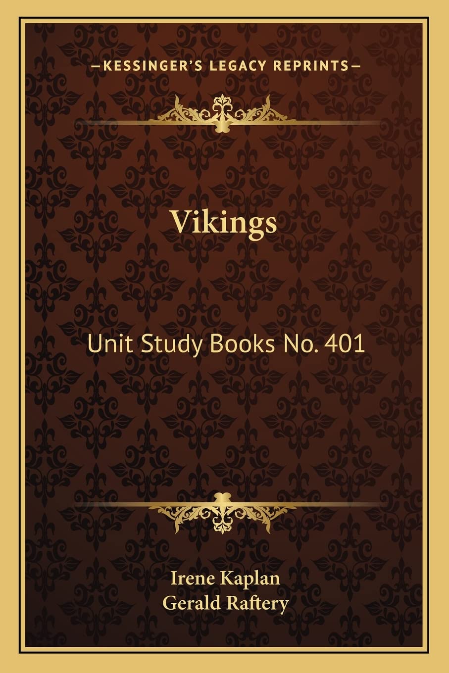 Vikings: Unit Study Books No. 401,Used