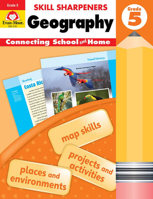 Skill Sharpeners Geography, Grade 5,New