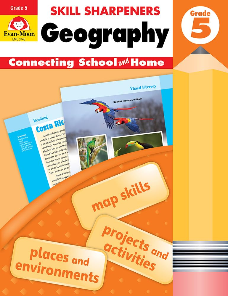 Skill Sharpeners Geography, Grade 5,New