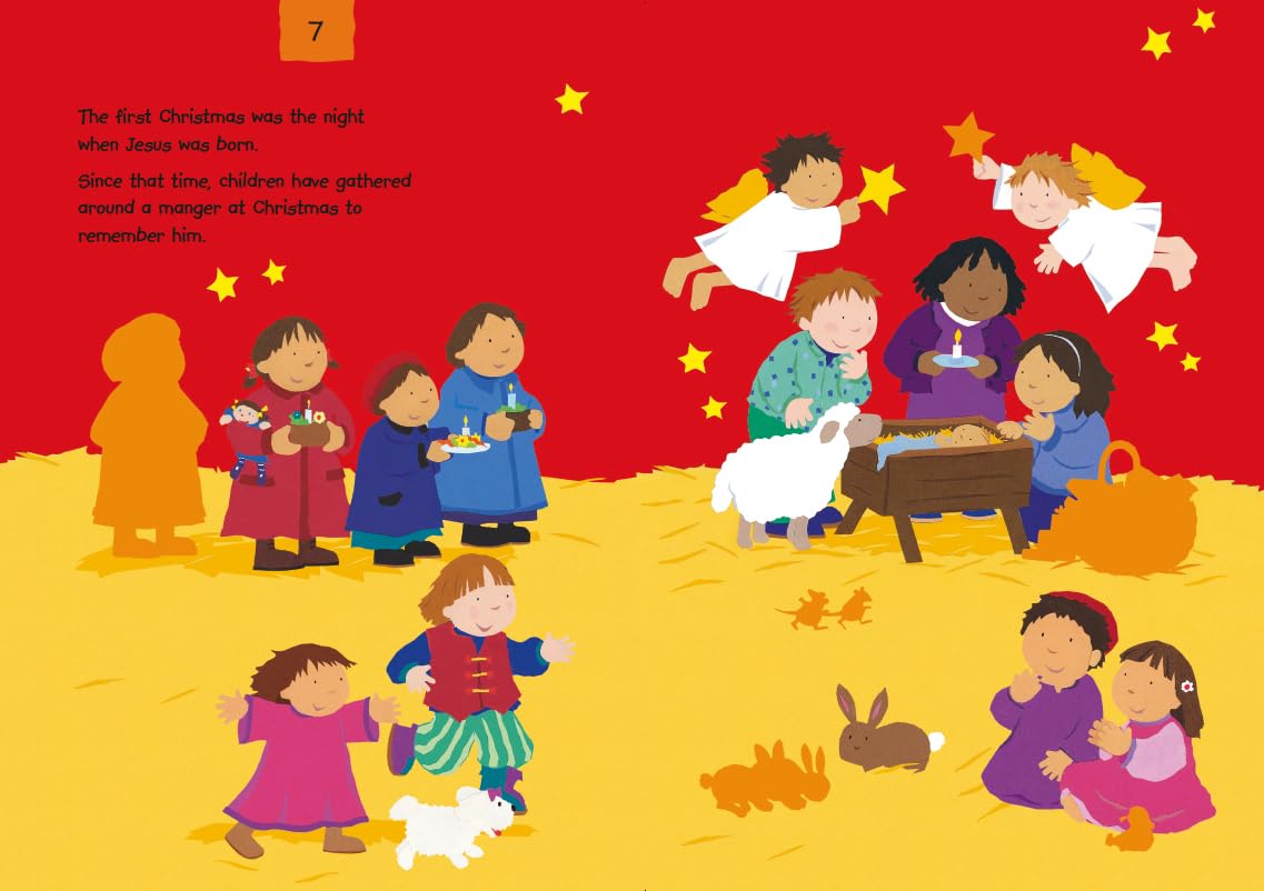 My Very First Christmas Story Sticker Book (My Very First Sticker Books),Used