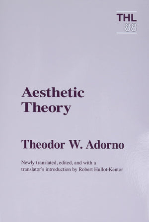 Aesthetic Theory (Volume 88) (Theory And History Of Literature),Used