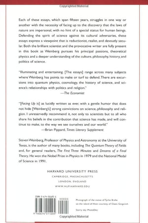 Facing Up: Science and Its Cultural Adversaries,New