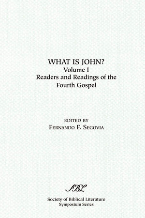 What Is John?: Readers and Readings of the Fourth Gospel (Symposium Series (Society of Biblical Literature), 3),Used