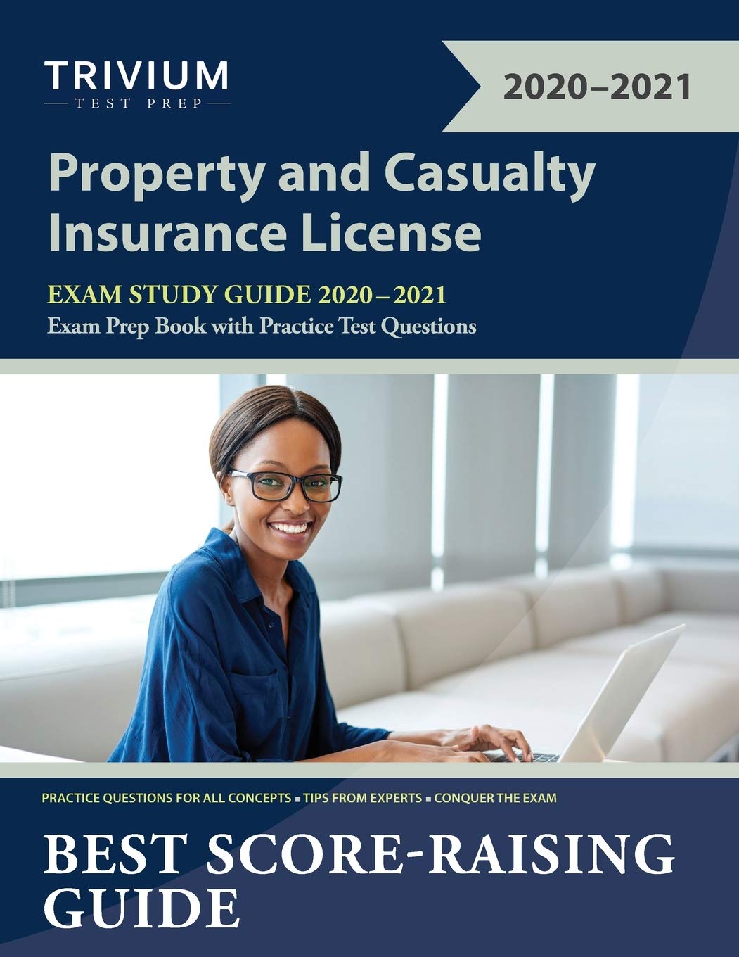 Property and Casualty Insurance License Exam Study Guide 20202021: P&C Exam Prep Book with Practice Test Questions,Used