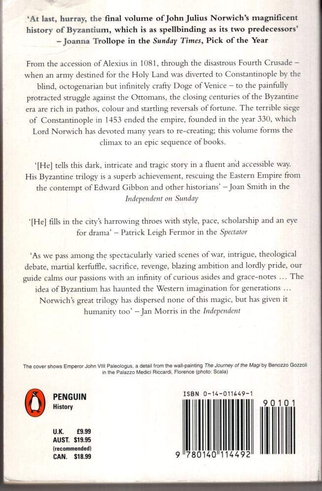 Byzantium #3 The Decline And Fall