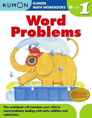 Kumon Grade 1 Word Problems (Kumon Math Workbooks),Used