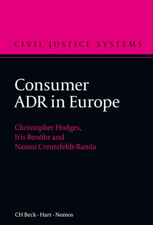 Consumer Adr In Europe (Civil Justice Systems),Used