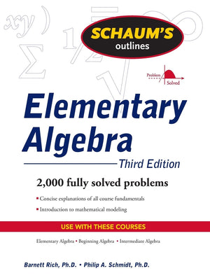 Schaum's Outline of Elementary Algebra, 3ed,New