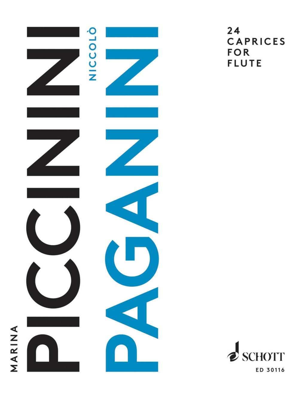 Paganini 24 Caprices For Flute,Used