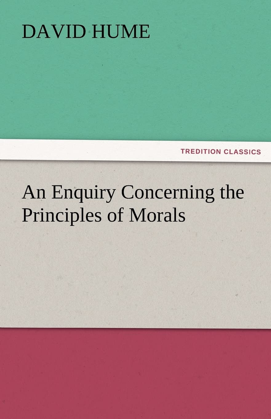 An Enquiry Concerning the Principles of Morals,Used