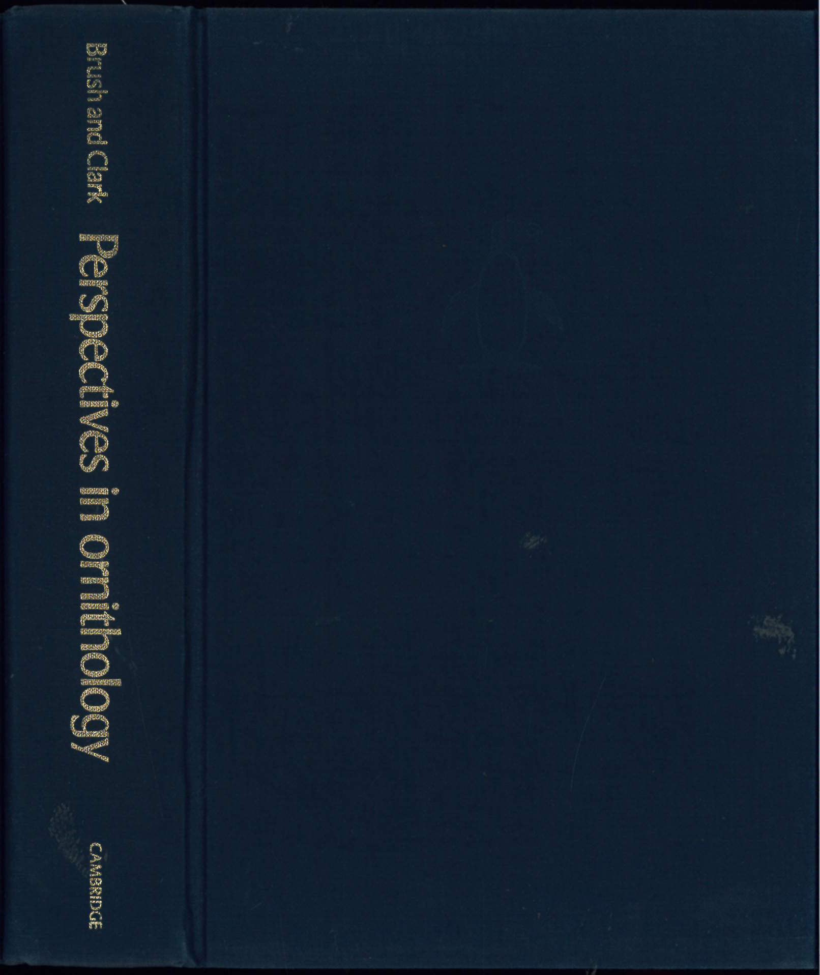 Perspectives in Ornithology: Essays Presented for the Centennial of the American Ornitholgists' Union,Used