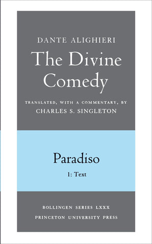 The Divine Comedy, Paradiso. Part 1. Text,Used