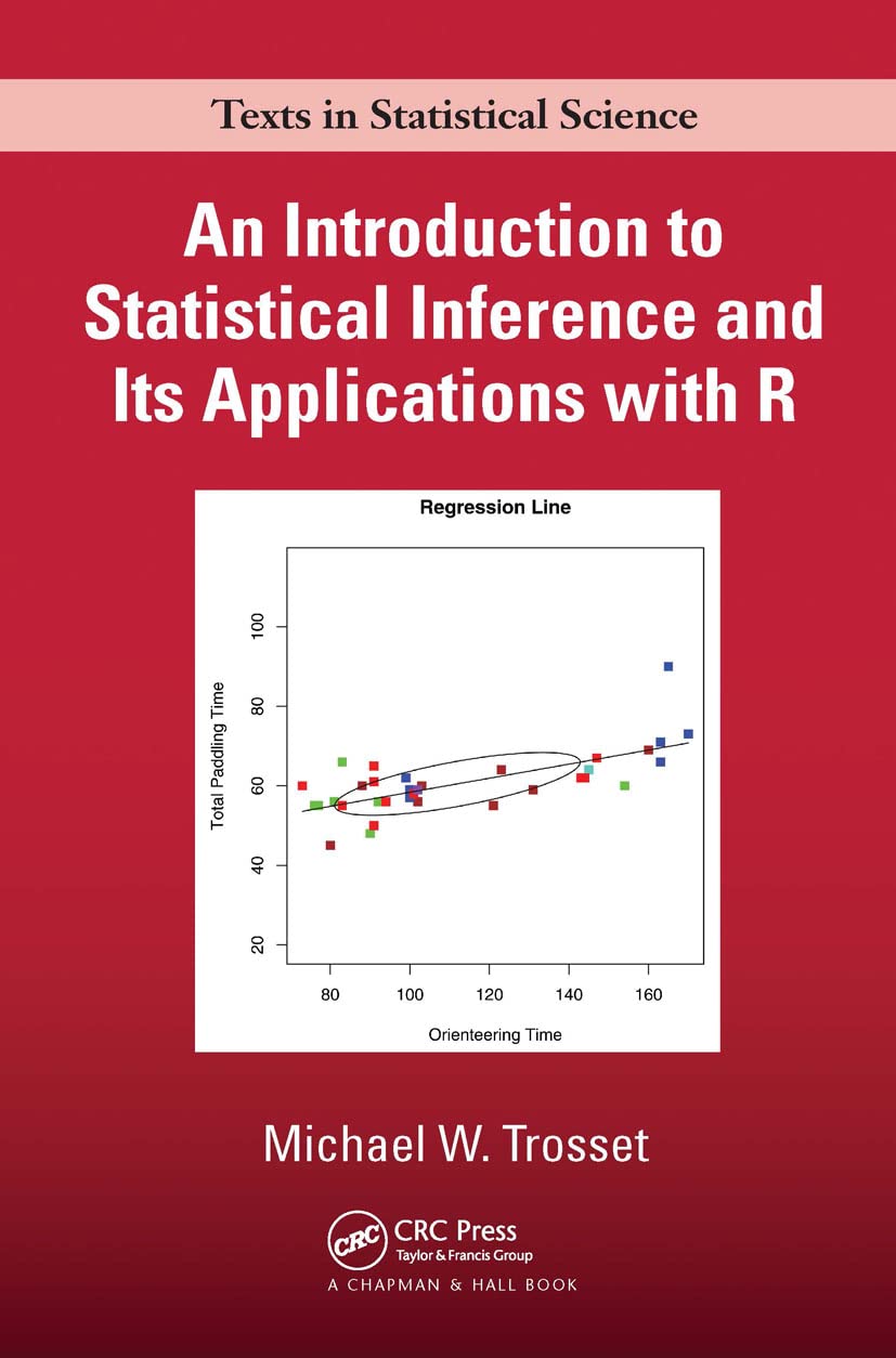 An Introduction to Statistical Inference and Its Applications with R (Chapman & Hall/CRC Texts in Statistical Science),New