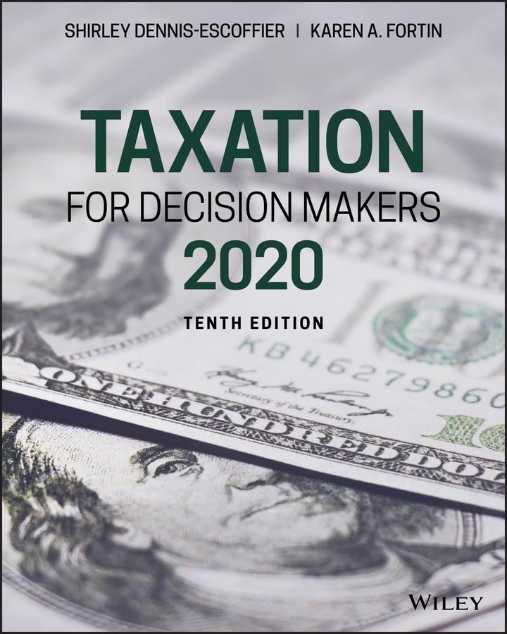 Taxation For Decision Makers, 2020