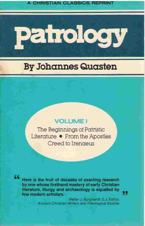 Patrology (4 Volume Set),New