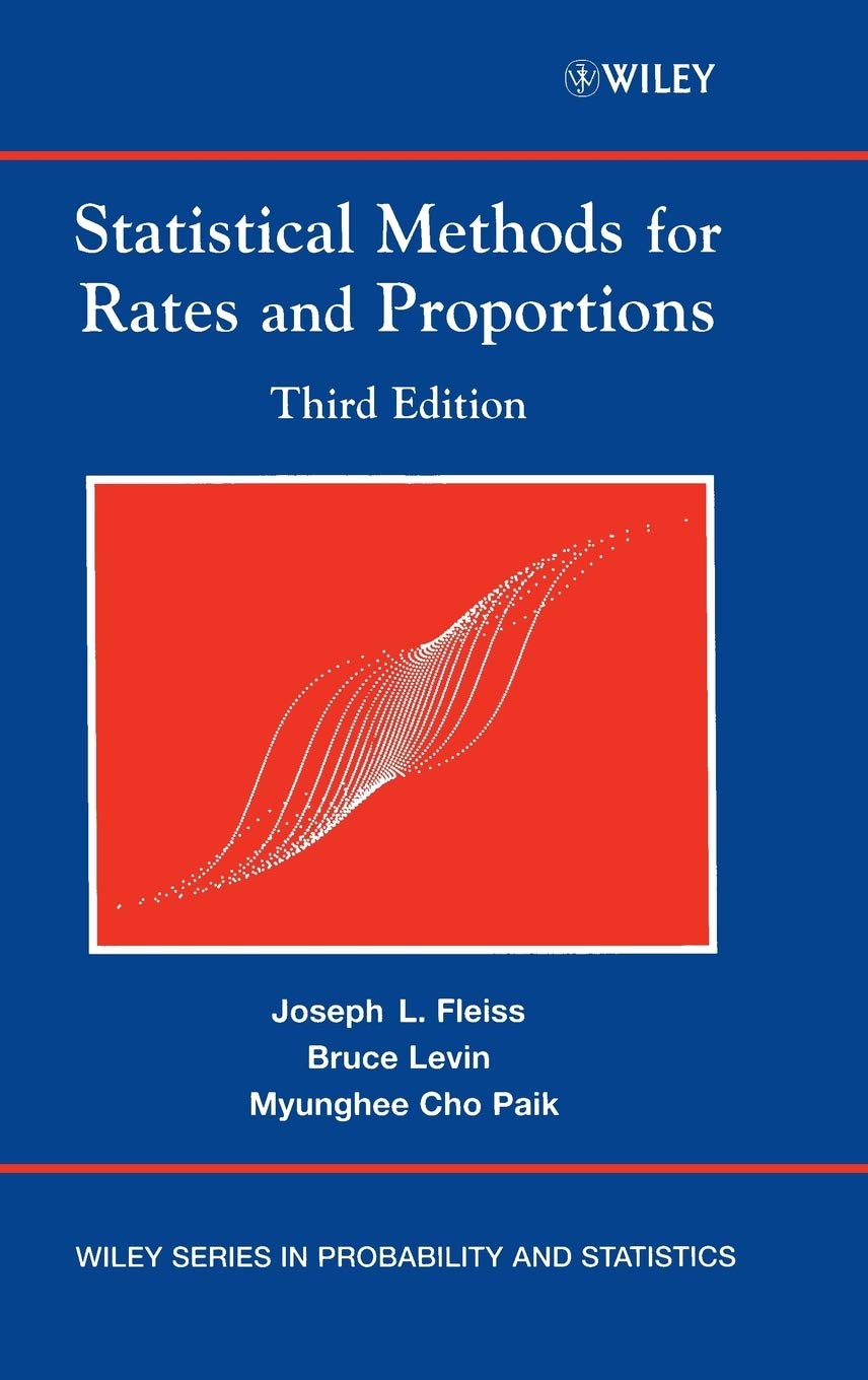 Statistical Methods for Rates & Proportions,Used