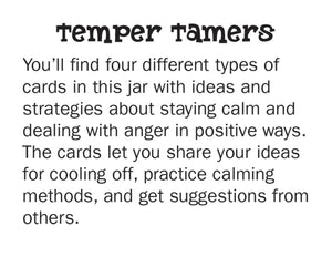 Temper Tamers In a Jar: Helping Kids Cool Off and Manage Anger,Used