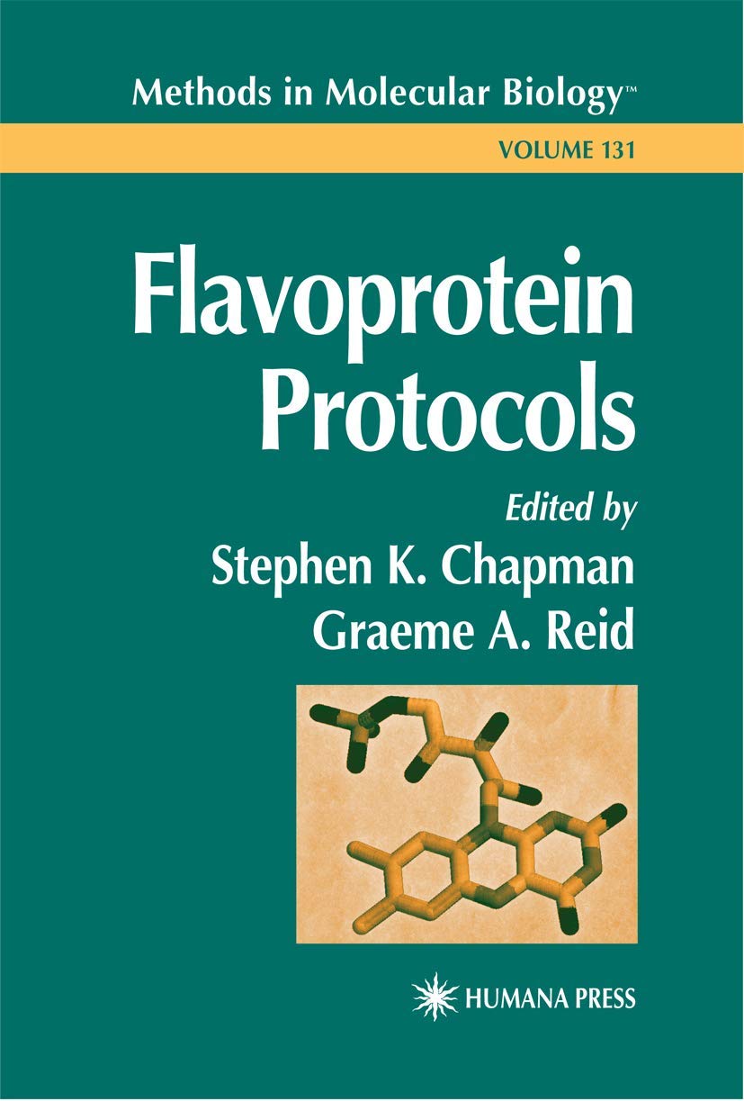 Flavoprotein Protocols (Methods in Molecular Biology, 131),Used